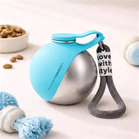 Gourde pour chien avec bol intégré portable