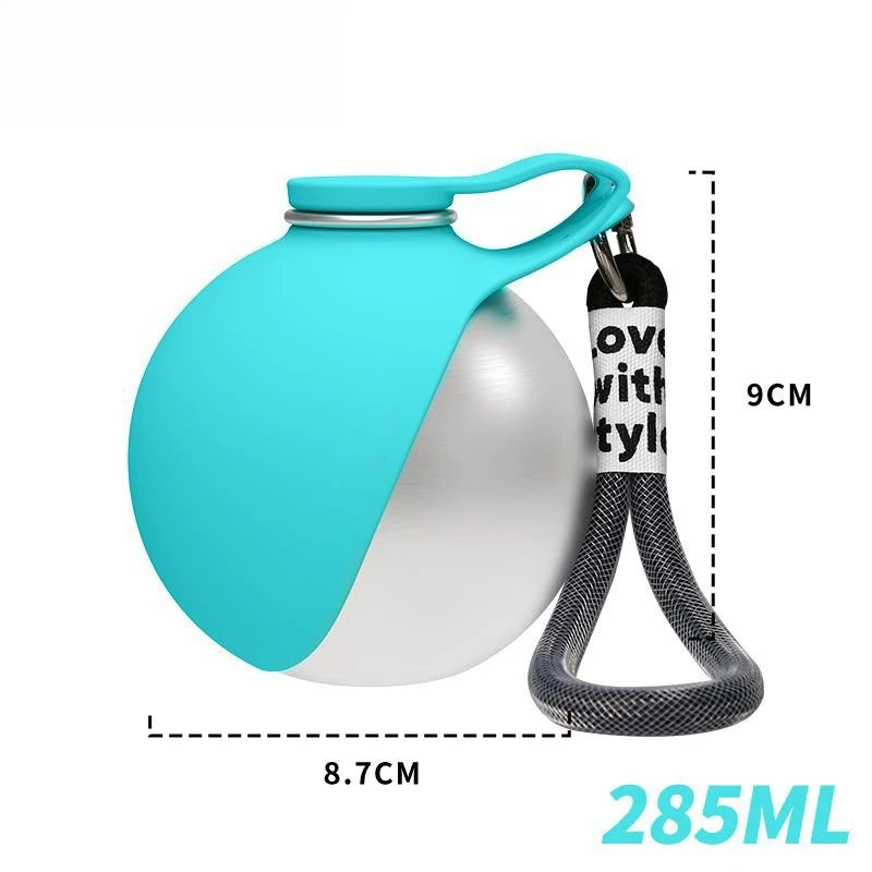 Gourde pour chien avec bol intégré portable